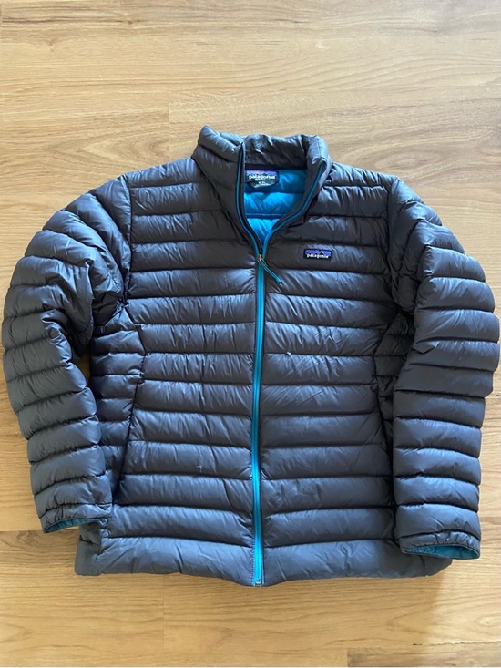 Patagonia Other - Patagonia Men's Puffer Jacket XL- Grey with Bright Teal Lining